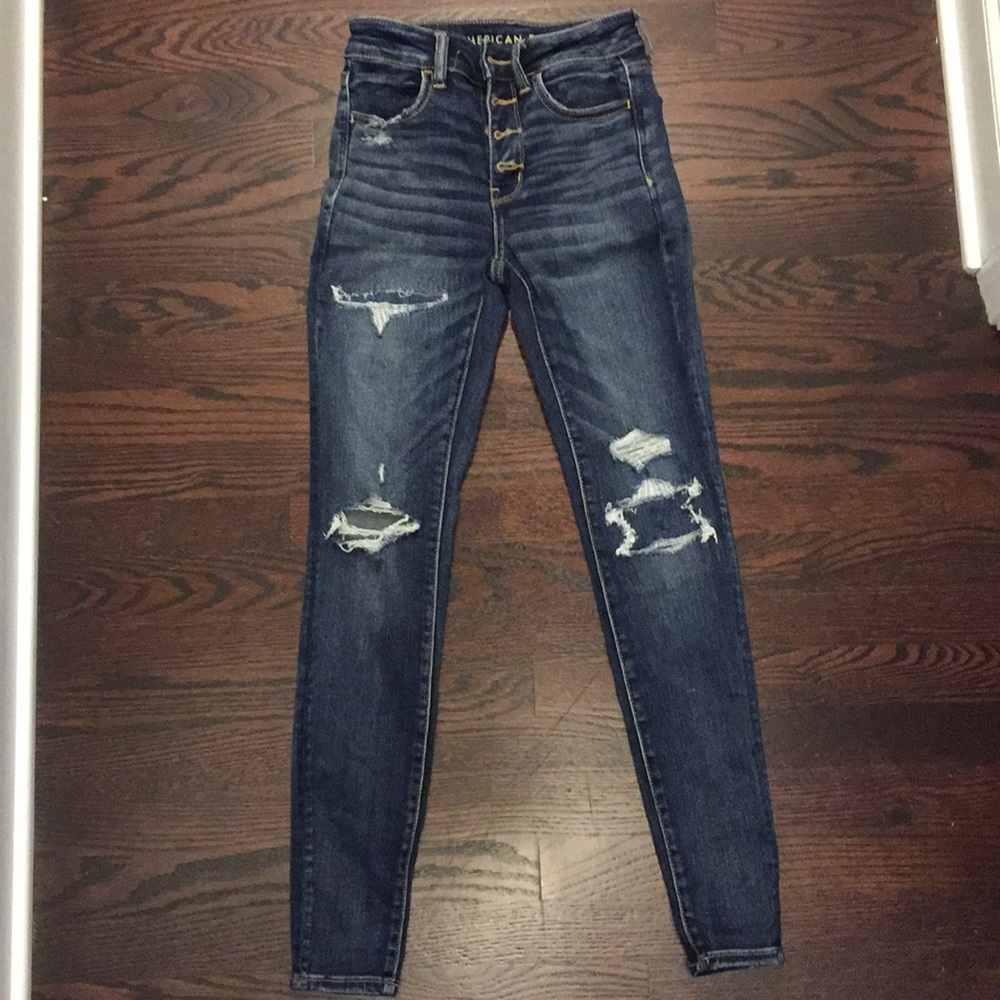 AE next level stretch high rise jegging